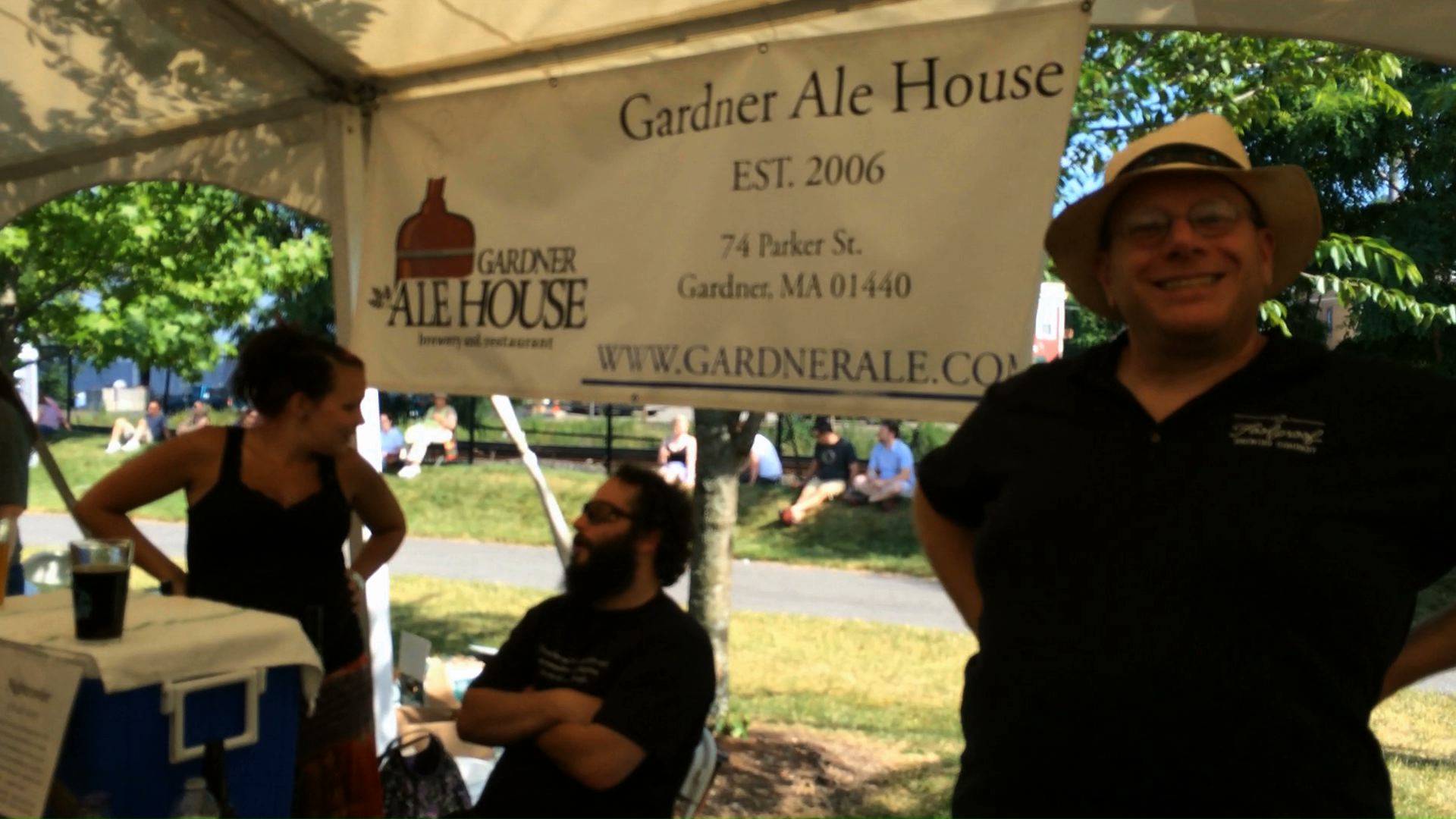 Gardner Ale House Head Brewer and other staff