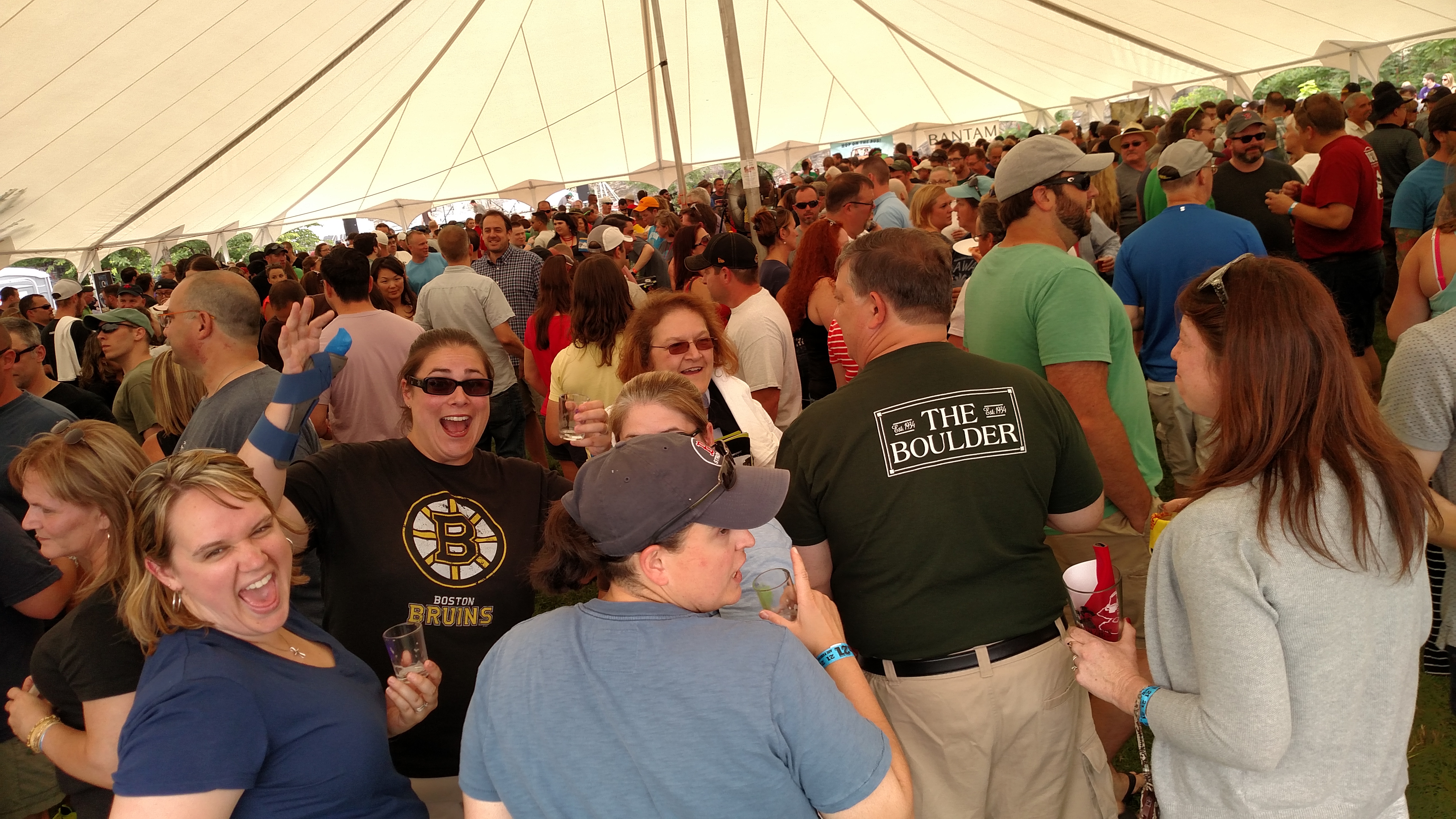 Picture of crowded tent